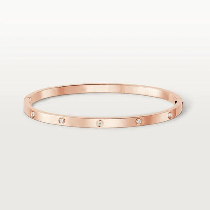 [ソララジュエリー ]LOVEブレスレット 3.65MM 10ダイヤモンド