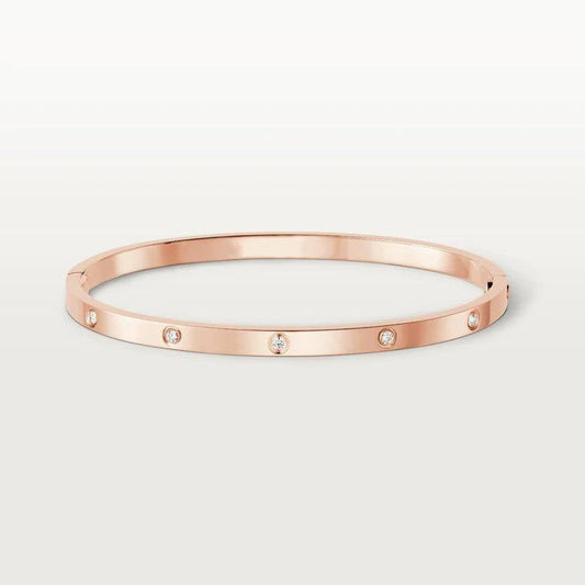 [Solara Jewelry ]LIEBESARMBAND 3.65MM 10 DIAMANTEN