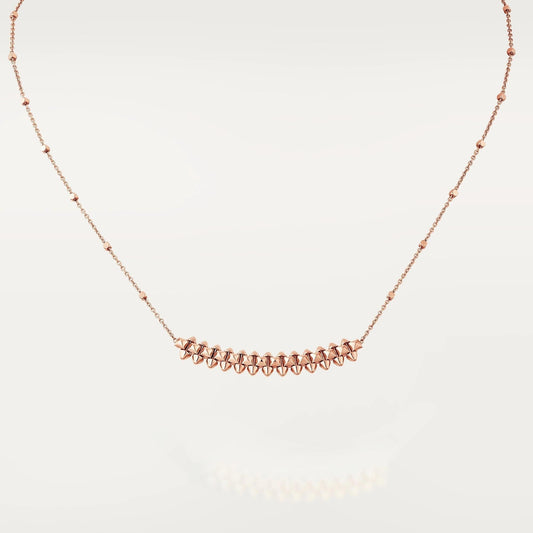 [Solara Jewelry ]クラッシュピンクゴールドネックレス
