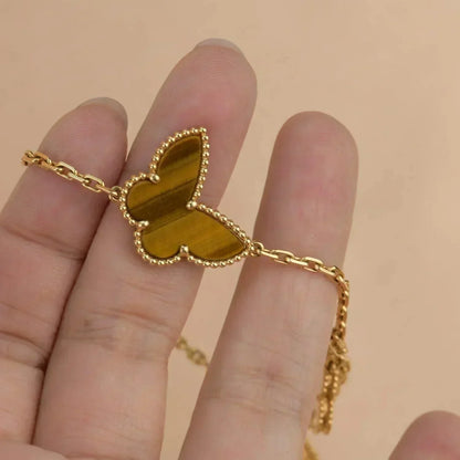[Solara Jewelry ]ラッキースプリング 5モチーフ ゴールドブレスレット