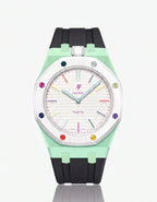 Silicone Strap & Case  Royal Pop Huit Blanc(Customize  Colors)