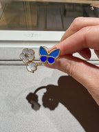 [Solara jewelry]ラッキースプリング バタフライオープンフェイスリング