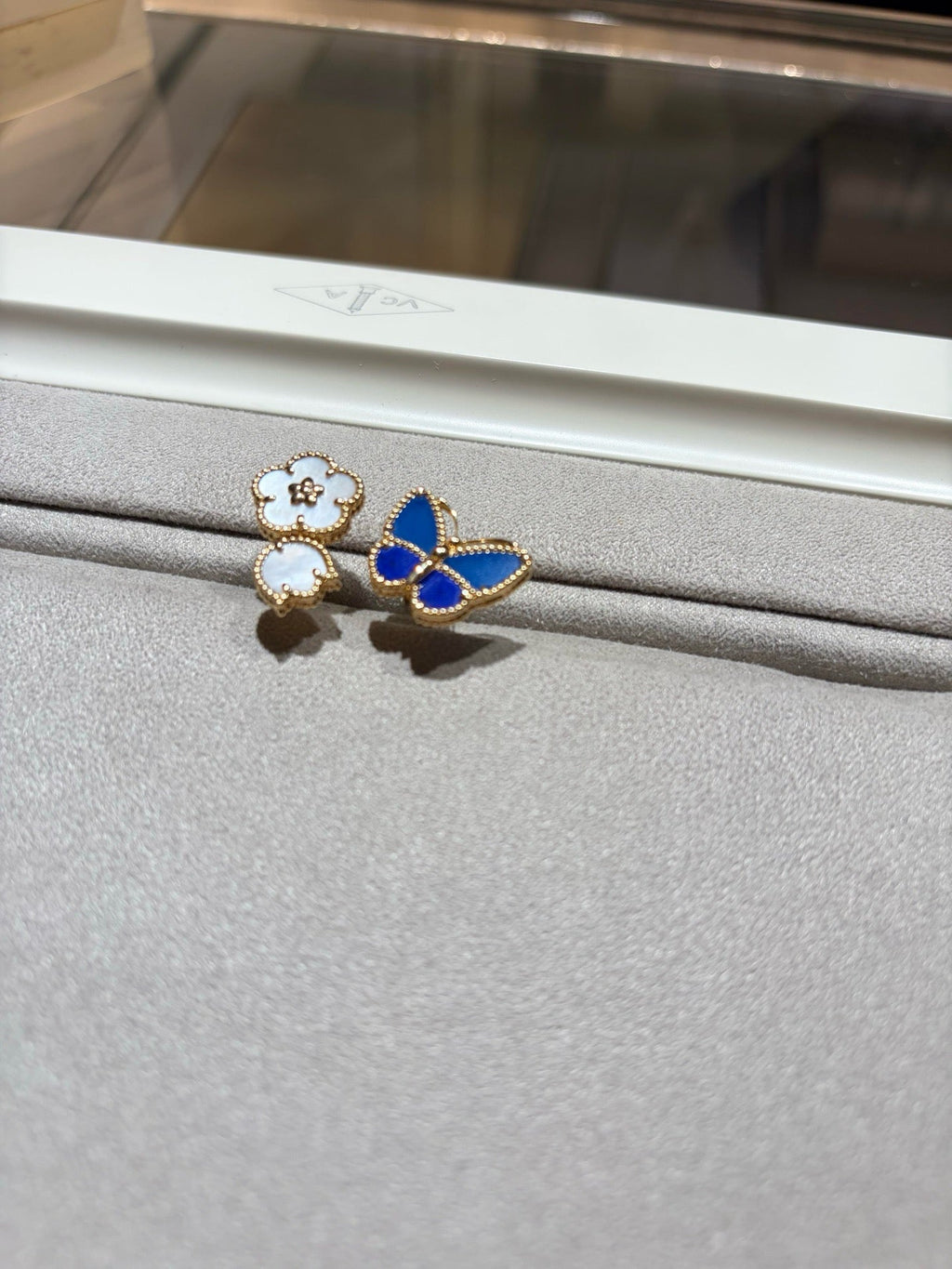 [Solara jewelry]ラッキースプリング バタフライオープンフェイスリング