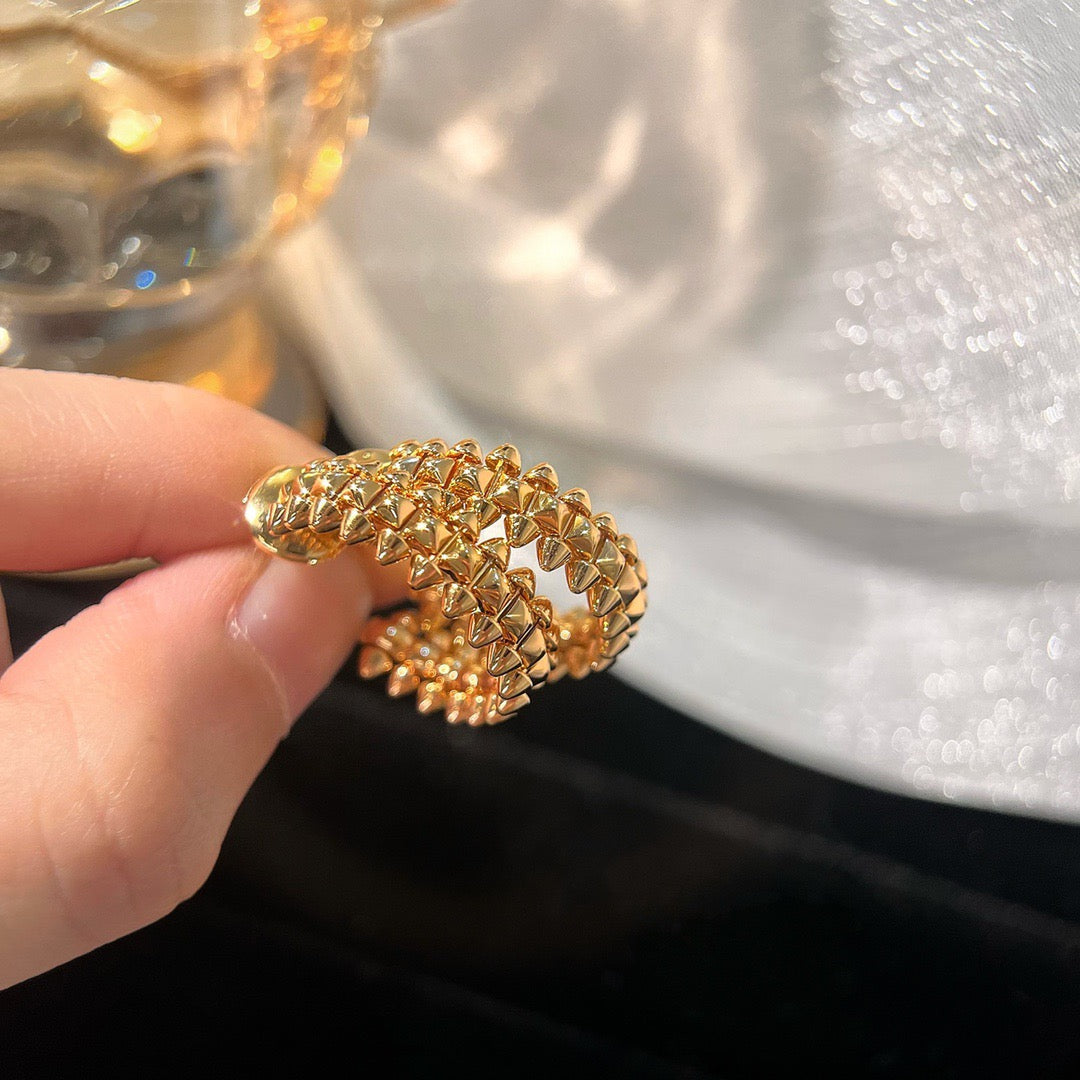 [ソラーラジュエリー] クラッシュ スモールフープピアス