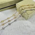 [Solara Jewelry ]クローバー 6モチーフ ダイヤモンドブレスレット