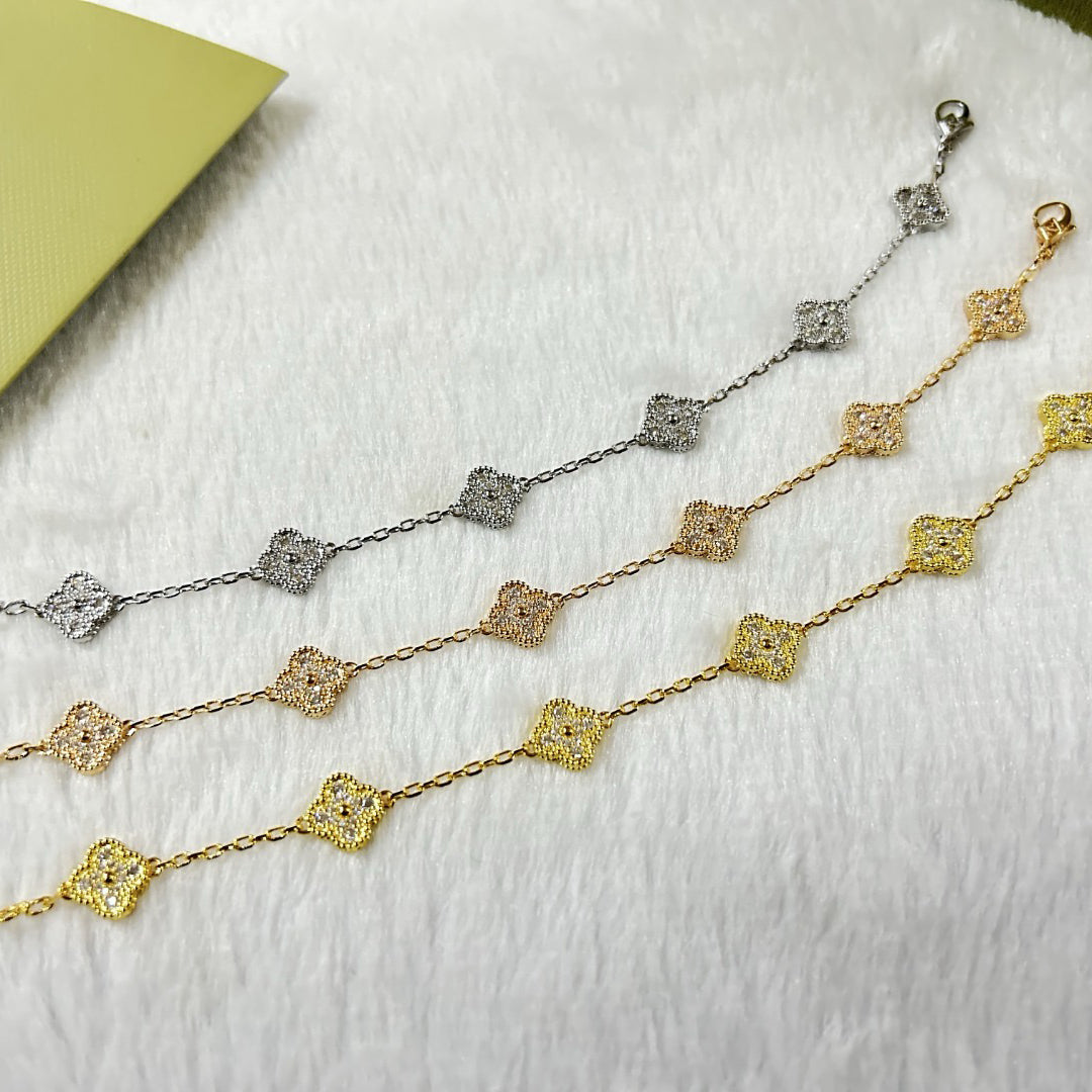 [Solara Jewelry ]KLEE 6 MOTIV DIAMANTARMREIF