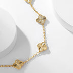 [Solara Jewelry ]KLEEBATT 10 MOTIVE LASERHALSKETTE