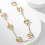 [Solara Jewelry ]KLEEBATT 10 MOTIVE LASERHALSKETTE