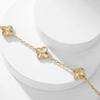 [Solara Jewelry ]KLEEBATT 10 MOTIVE LASERHALSKETTE