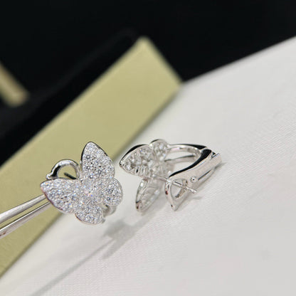 [Solara Jewelry ] SCHMETTERLING-Ohrringe AUS VOLLDIAMANTEN
