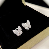 [Solara Jewelry ]BUTTERFLY ALL DIAMOND EARRINGS