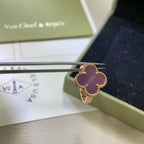 [Solara Jewelry ]CLOVER  PURPLE VIOLET RING