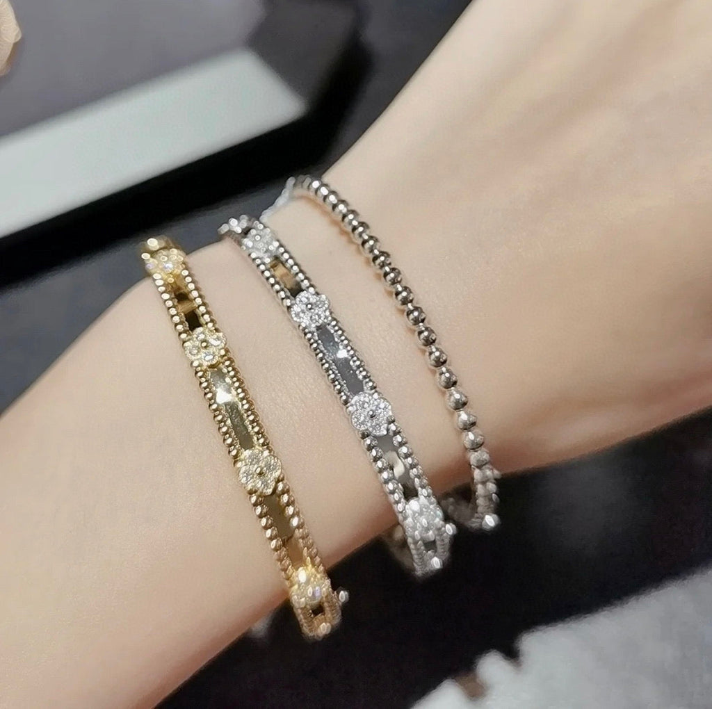 [Solara Jewelry ]KLEE-ARMBAND 4MM DIAMANTEN
