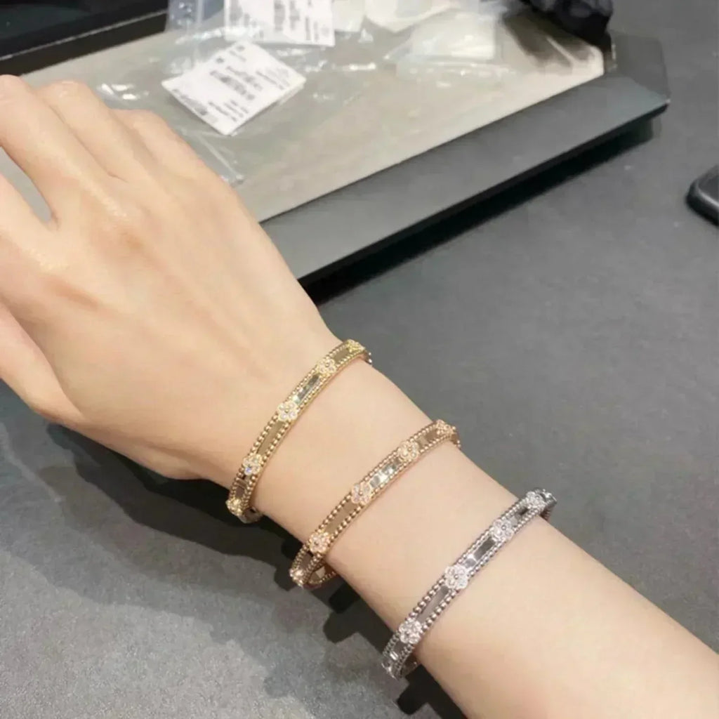 [Solara Jewelry ]KLEE-ARMBAND 4MM DIAMANTEN