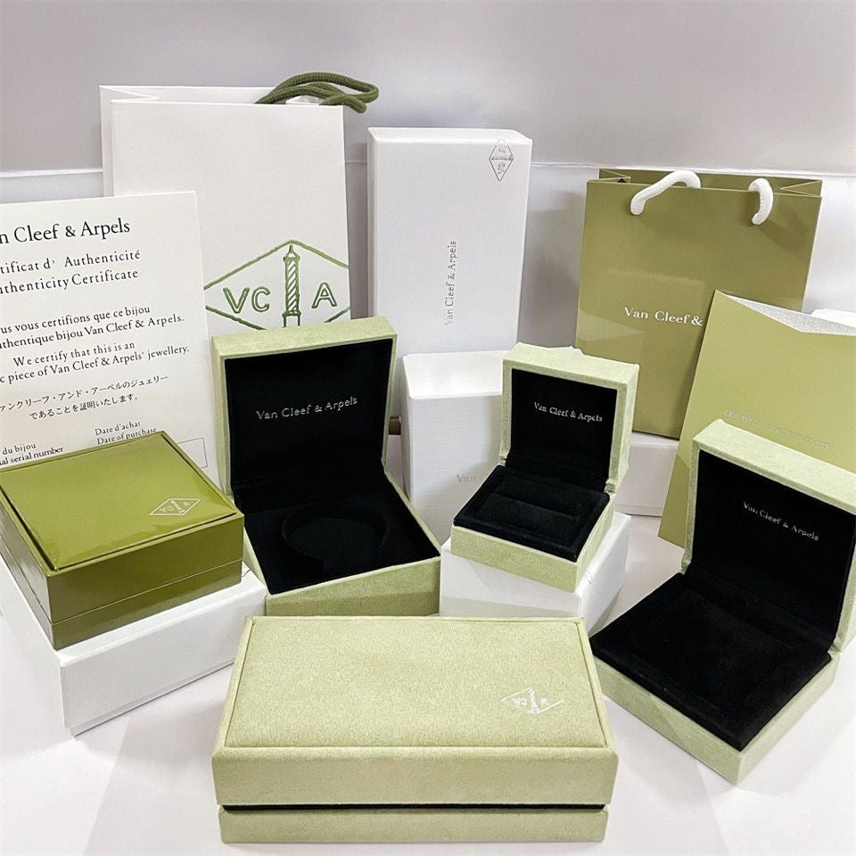 [Solara Jewelry] VA CLOVER ARMBAND HALSKETTE RINGBOX GESCHENKTÜTE