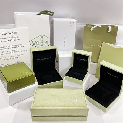 [Solara Jewelry] VA CLOVER ARMBAND HALSKETTE RINGBOX GESCHENKTÜTE