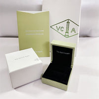 [Solara Jewelry ]VA CLOVER BRACELET NECKLACE RING BOX GIFT BAG