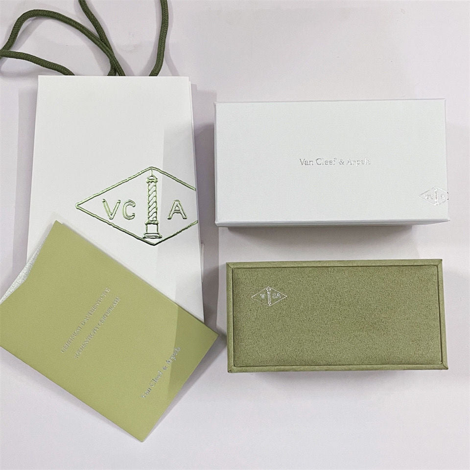 [Solara Jewelry] VA CLOVER ARMBAND HALSKETTE RINGBOX GESCHENKTÜTE