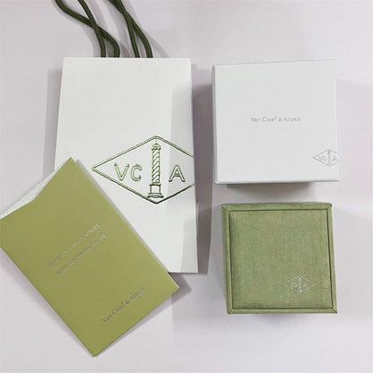 [Solara Jewelry] VA CLOVER ARMBAND HALSKETTE RINGBOX GESCHENKTÜTE