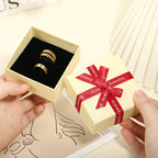 SCHMUCKKASTEN MIT SCHLEIFE GESCHENKSCHACHTEL (OHNE LOGO)