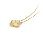 [Solara Jewelry ]クローバー 15mm レーザーネックレス