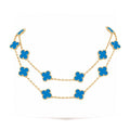 [Solara Schmuck ]KLEE 20 MOTIVE TÜRKIS GOLD