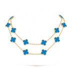 [Solara Schmuck ]KLEE 20 MOTIVE TÜRKIS GOLD