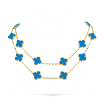 [Solara Jewelry ]クローバー 20モチーフ ターコイズゴールド
