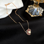 [Solara Jewelry ]LUCKY カーネリアン てんとう虫 ネックレス