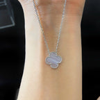 [Solara Jewelry] KLEEBRA 15MM BLAUER CHALZEDON HALSKETTE SILBER