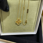 [Solara Jewelry ]クローバー 15mm レーザーネックレス