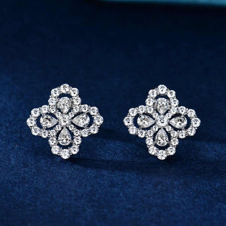 [Solara Jewelry ]LOOP-OHRRINGE MIT KOMPLETTEM MOTIV, DIAMANT, 16 MM