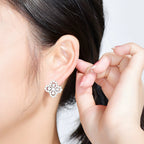 [Solara Jewelry ]ループイヤリング フルモチーフ ダイヤモンド 16MM