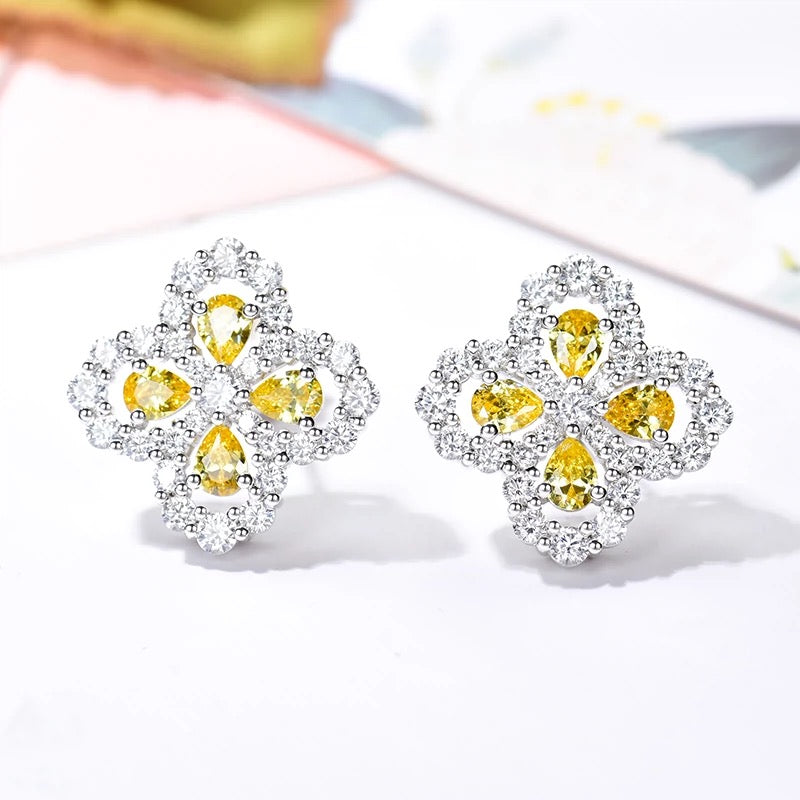 [Solara Jewelry ]ループイヤリング フルモチーフ ダイヤモンド 16MM