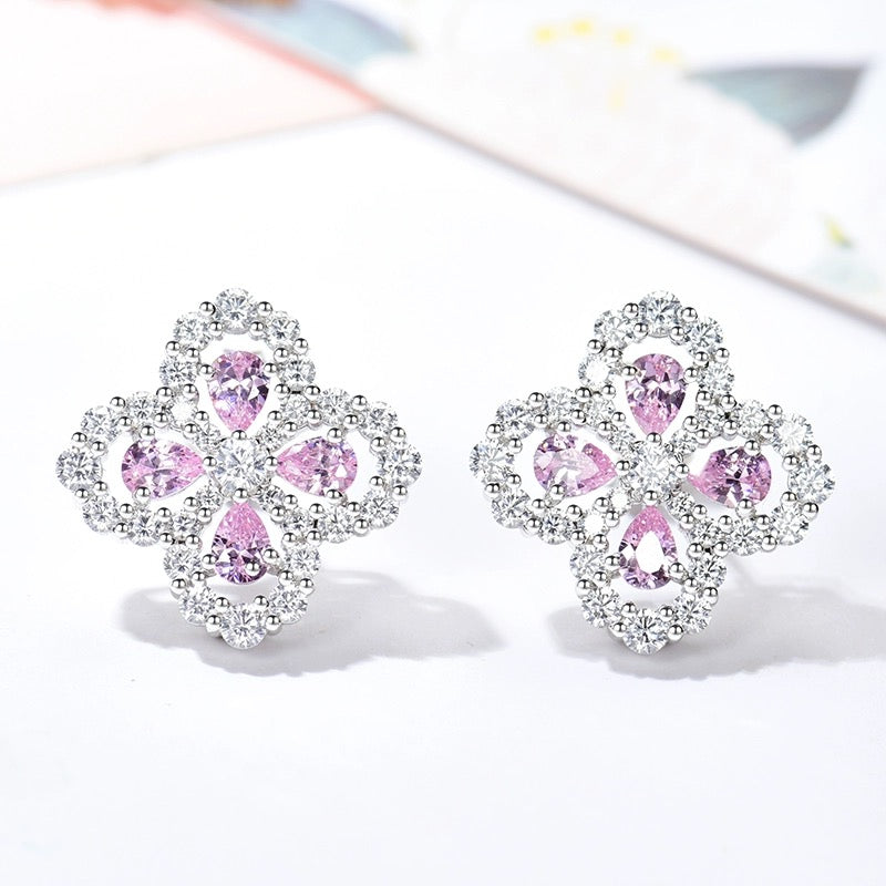 [Solara Jewelry ]ループイヤリング フルモチーフ ダイヤモンド 16MM