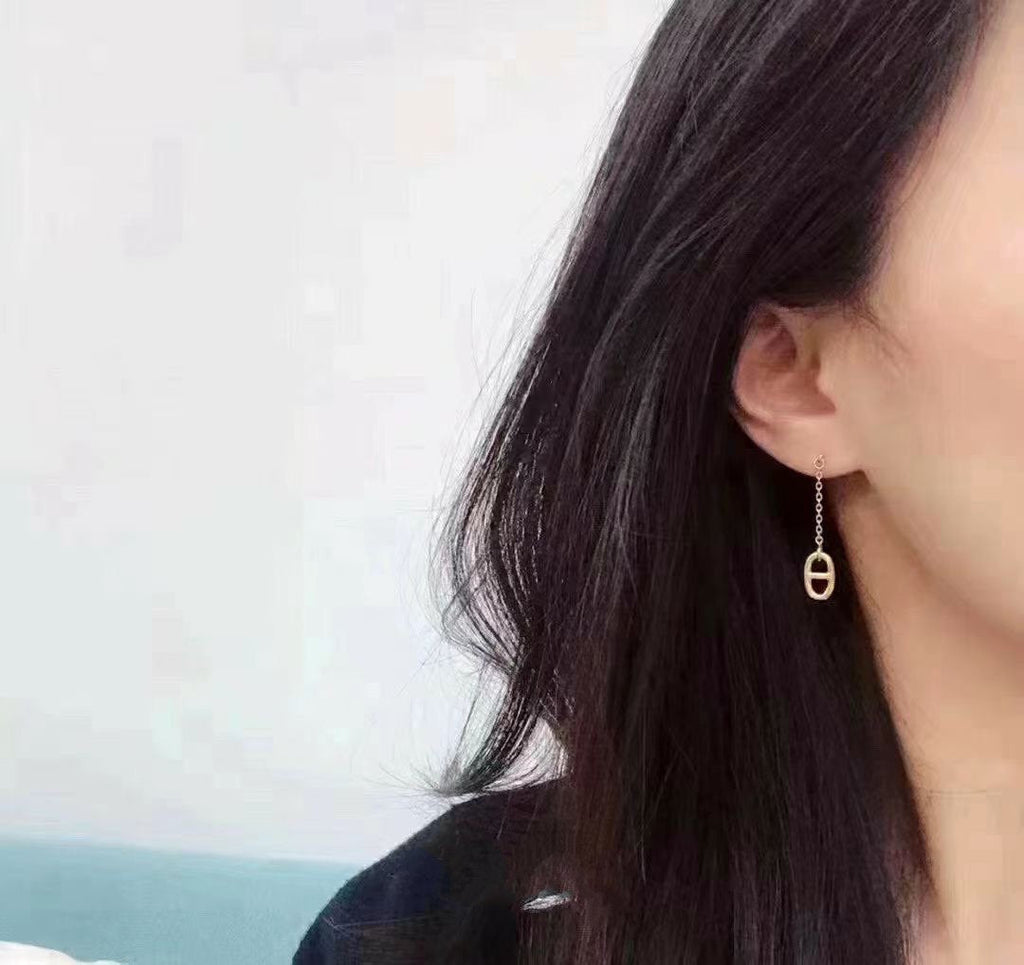 [Solara Jewelry ]チェーンタッセルイヤリング