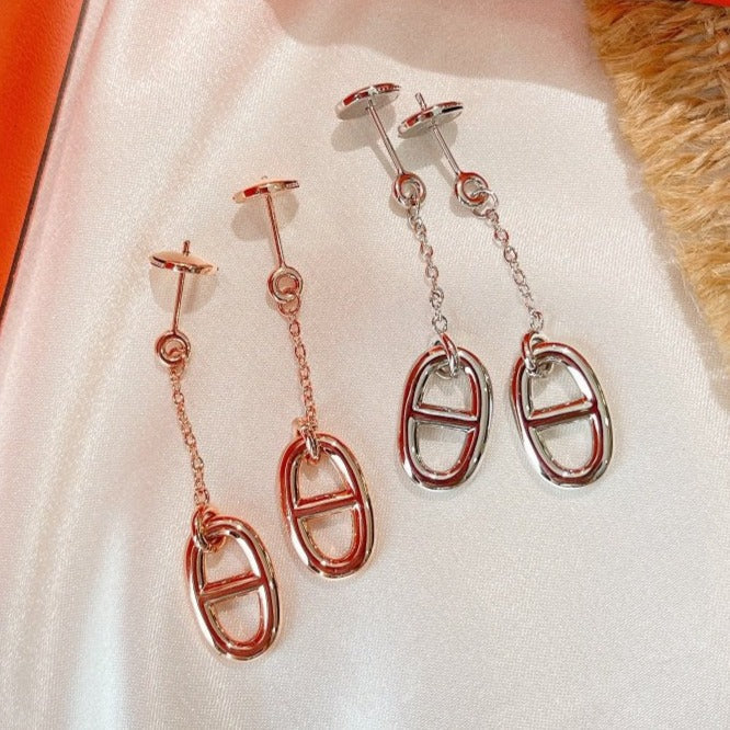 [Solara Jewelry ]チェーンタッセルイヤリング