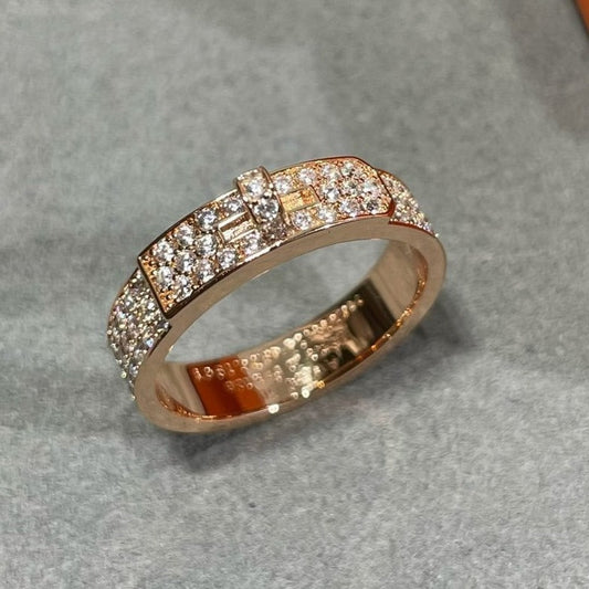 [Solara Jewelry ]KELLY RING AUS ROSÉGOLD MIT DIAMANTEN