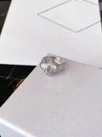 [Solara Jewelry ]CLOVER SILVER RING