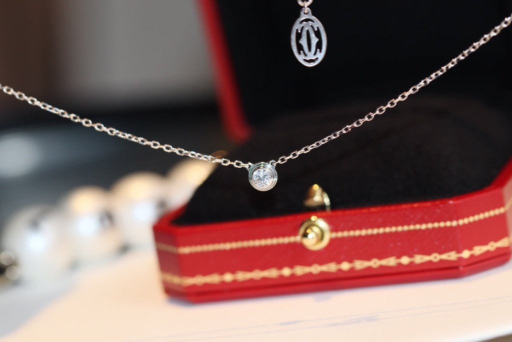 [Solara Jewelry ]DAMOUR ダイヤモンドネックレス