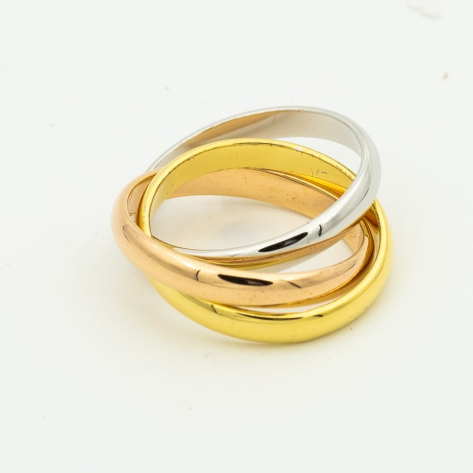 [Solara Jewelry ]TRINITY RING ゴールド ピンクゴールド シルバー
