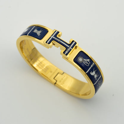 [Solara Jewelry ]H ARMBAND BLAUE KERAMIK
