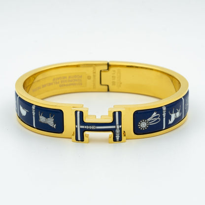 [Solara Jewelry ]H ARMBAND BLAUE KERAMIK