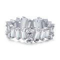 [Solara Jewelry ]Delicate Multi Shape Tennis Ring