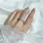 [Solara Schmuck] Funkelnder Tennisring im Rundschliff