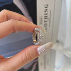 [Solara Jewelry ]Delicate Multi Shape Tennis Ring
