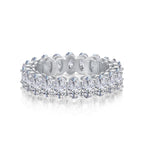 [Solara Jewelry ]Verzierter Tennisring mit ovalem Schliff