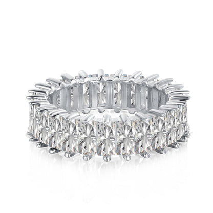 [Solara Jewelry ]Unique Colorful Radiant Cut RIng