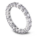 [Solara Schmuck] Funkelnder Tennisring im Rundschliff