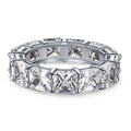 [Solara Jewelry ]Eleganter Prinzessschliff-Tennisring